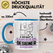 Designer Geschenk Tasse So Gut Kann Nur Ein Designer Aussehen Geschenkidee Kaffee-Becher Blau Trendation