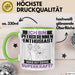 Pferderennen-Enthusiast Tasse Geschenk für Pferderennen-Enthusiast Geburtstag Lustiger Spruch Kaffee-Becher Was Ist Deine Superkraft Grün Trendation