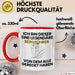 Bergführer Geschenk Tasse Lustige Geschenkidee Geburtstag für Bergführer Ich Bin Dieser Legendäre Bergführer Von Dem Alle Geredet Haben Kaffee-Becher Rot Trendation