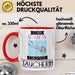 Taucherin Tasse Geschenk Becher Stark Attraktiv Furchtlos Taucherin Lustige Geschenkidee Rot Trendation