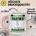 Gärtner Tasse Geschenk für Gärtner Geburtstag Lustiger Spruch Kaffee-Becher Was Ist Deine Superkraft Rosa Trendation