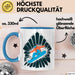 Snowboarder Tasse Geschenk Lustige Geschenkidee Spruch Für Berg Fahrer Blau Trendation