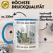 Neues Zuhause Eigentümer Tasse Geschenk Lustige Geschenkidee Spruch Zeit Für Neue Räume Zeit Für Neue Träume Blau Trendation