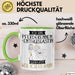 Pferderennen-Enthusiastin Tasse Geschenk Ich Bin Pferderennen-Enthusiastin Warum Weil Ich Es Kann Geschenkidee Geburtstag Grün Trendation
