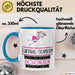 Survival-Trainerin Weil Es Keinen Schöneren Beruf Gibt Tasse Geschenk für Eine Survival-Trainerin Lustig Blau Trendation