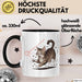 Katzenliebhaber Tasse Geschenkidee für Katzenfreunde Trendation
