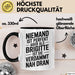 Brigitte Tasse Geschenk Niemand Ist Perfekt Brigitte Verdammt Nah Dran Geschenkidee Schwarz Trendation