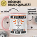 Keyboarder Tasse Geschenk für Keyboarder Der Mann Der Alles Kann Geschenkidee zum Geburtstag Rosa Trendation