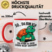Sarkastische Schildkröte Tasse Geschenk Lustige Geschenkidee Spruch So Da Bin Ich Kann Es Euch Leider Nicht Ersparen Rot Trendation