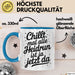 Heidrun Tasse Geschenk Chillt Mal Alle Heidrun Ist Ja Jetzt Da Geschenkidee Becher mit Name Blau Trendation