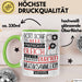 Musiksammlerin Geschenk Becher Tasse Gott Schuf Alle Menschen Gleich Nur Die Besten Durfeten Musiksammlerin Werden Geschenkidee Lustig Grün Trendation