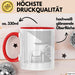 Minimalistischer Dekorateur Tasse Geschenk Lustige Geschenkidee Spruch Für Klare Räume Liebhaber Rot Trendation
