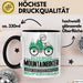 Mountainbiker Geschenk Tasse Ich Bin Mountainbiker Aber Sag Doch Einfach Superheld Lustige Geschenkdiee für Mountainbiker Kaffee-Becher Schwarz Trendation