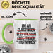 Elektriker Tasse Geschenk Im An Electrician I Cut Wires Geschenkidee Beruf Blau Trendation