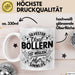 Silvester Ohne Böllern Ist Möglich Aber Sinnlos Tasse Geschenk Silvester-Fan Dekoration 2025 Deko Kaffee-Becher Weiß Trendation