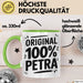 Petra Tasse Geschenk Original 100% Petra Geschenkidee Geburtstag Grün Trendation
