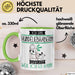 Hundeliebhaberin Tasse Geschenk Ich Bin Hundeliebhaberin Warum Weil Ich Es Kann Geschenkidee Geburtstag Grün Trendation