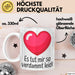 Entschuldigung Tasse Es Tur Mir So Leid Geschenkidee Sorry Becher Weiß Trendation