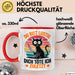 Sarkastische Katze Tier Tasse Geschenk Lustige Geschenkidee Spruch Du Bist Lustig Dich Töte Ich Zuletzt Rot Trendation
