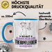 Tierpfleger Geschenk Tasse So Gut Kann Nur Ein Tierpfleger Aussehen Geschenkidee Kaffee-Becher Blau Trendation