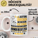Hundebesitzer Geschenk Tasse Lustiger Spruch Erheben Sie Sich Der Hundebesitzer Betritt den Raum Weiß Trendation