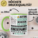 Konzertpianist Geschenk Tasse Lustiger Spruch Erheben Sie Sich Der Konzertpianist Betritt den Raum Grün Trendation