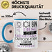 Outdoor-Yoga-Lehrerin Tasse Geschenk Ich Bin Diese Eine Legendäre Outdoor-Yoga-Lehrerin Von Der Alle Reden Geschenkidee Geburtstag Weihnachten Blau Trendation