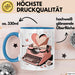 Liebesroman Autor Tasse Geschenkidee für Liebesgeschichte Blau Trendation