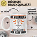 Keyboarder Tasse Geschenk für Keyboarder Der Mann Der Alles Kann Geschenkidee zum Geburtstag Weiß Trendation