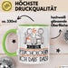 Geschenk für Psychologin Tasse Lustige Geschenkidee Geburtstag Ich Bin Psychologin Ich Darf Das Grün Trendation