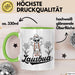 Lausbua Tasse Geschenk Oktober München Geschenkidee Becher Grün Trendation
