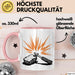 Bushcraft Fan Tasse Geschenkidee Naturfertigkeiten Liebhaber Rosa Trendation