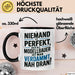 Modellbauer Tasse Geschenk Lustige Geschenkidee Spruch Niemand Ist Perfekt Aber Als Modellbauer Ist Man Verdammt Nah Dran Trendation