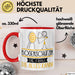 Bogenschützin Geschenk Tasse Becher Die Frau Die Allen Kann Geschenkidee für eine Bogenschützin Lustig Rot Trendation