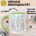 Bangkok Thailand Elefant Tasse Geschenk Lustige Geschenkidee Spruch Grün Trendation