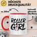 Rollschuh Skater Tasse Geschenk Rollergirl Skating Geschenkidee Lustig Rot Trendation