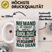 Biologie Liebhaber Tasse Geschenk Perfekter Biologe Weiß Trendation
