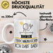Geschenk für Tierkommunikatorin Tasse Lustige Geschenkidee Geburtstag Ich Bin Tierkommunikatorin Ich Darf Das Weiß Trendation