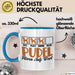 Pudel Hören Aufs Wort Tasse Geschenk Pudel Besitzer Mama Becher Blau Trendation