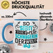 Schwägerin Geschenk Tasse Mit Spruch So Sieht Die Beste Schwägerin Der Welt Aus Becher Blau Trendation