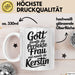 Kerstin Tasse Geschenk Gott Formte Die Perfekte Frau Kerstin Geschenkidee Weiß Trendation