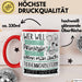 Tierheimmitarbeiterin Tasse Geschenk Spruch Wer Will Schon Prinzessin Sein Wenn Man Auch Tierheimmitarbeiterin Sein Kann Rot Trendation