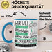 Moderatorin Tasse Geschenk Spruch Wer Will Schon Prinzessin Sein Wenn Man Auch Moderatorin Sein Kann Blau Trendation