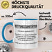 Rettungsdienst Notfallsanitäter Tasse Geschenk Lustige Geschenkidee Spruch Definition Rettungssanitäter Blau Trendation