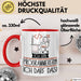 Geschenk für Programmiererin Tasse Lustige Geschenkidee Geburtstag Ich Bin Programmiererin Ich Darf Das Rot Trendation
