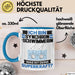 Synchronschwimmerin Tasse Geschenk für Synchronschwimmerin Geburtstag Lustiger Spruch Kaffee-Becher Was Ist Deine Superkraft Blau Trendation