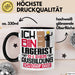 Lagerist Ausbildung Tasse Geschenk Ich Bin Lagerist In Der Ausbildung Ich Darf Das Geschenkidee Spruch Schwarz Trendation
