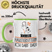 Geschenk für Haustiersitterin Tasse Lustige Geschenkidee Geburtstag Ich Bin Haustiersitterin Ich Darf Das Grün Trendation