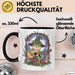 Frosch Tier Spielt Banjo Tasse Geschenk Lustige Geschenkidee Spruch Schwarz Trendation