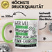 BMX-Fahrerin Tasse Geschenk Spruch Wer Will Schon Prinzessin Sein Wenn Man Auch BMX-Fahrerin Sein Kann Grün Trendation
